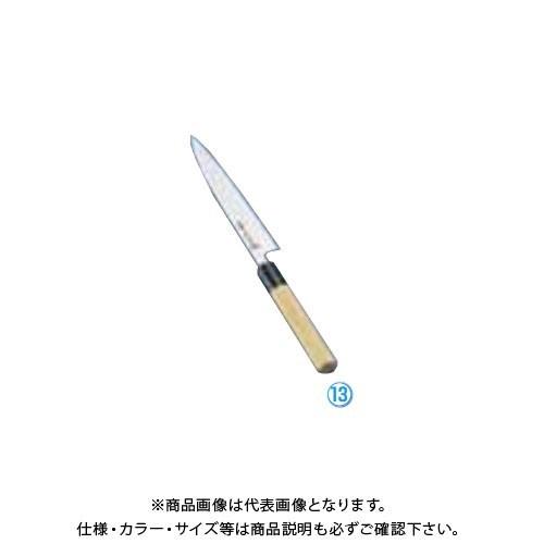 販売購入 TKG 遠藤商事 正本 スウェーデン鋼水牛柄ペティーナイフ (両刃)16.5cm AMSK001 7-0292-1201