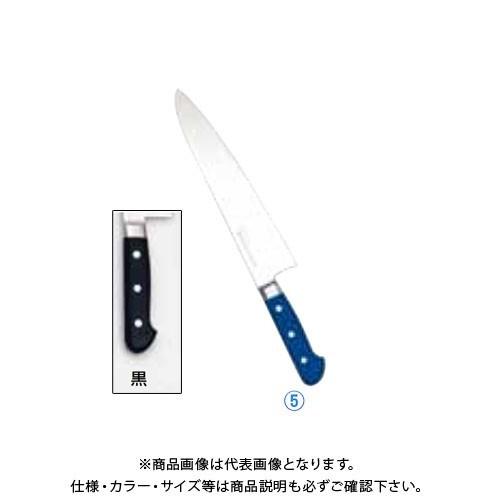 TKG 遠藤商事 堺實光 STD抗菌PC 牛刀(両刃) 18cm 黒 51504 AZT7001 7-0318-0501