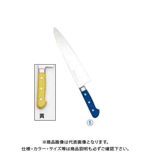 TKG 遠藤商事 堺實光 STD抗菌PC 牛刀(両刃) 18cm 黄 56084 AZT7004 7-
