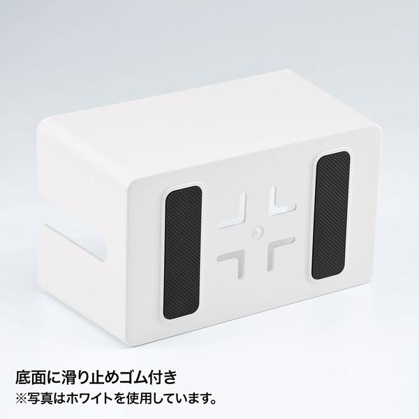 サンワサプライ SANWA ケーブル&タップ収納ボックス Sサイズ ブラック CB-BOXP1BKN2 |  | 09
