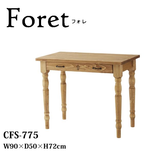 直送品 東谷 フォレ デスク 幅90×奥行50×高さ72cm ナチュラル CFS-775 | 東谷