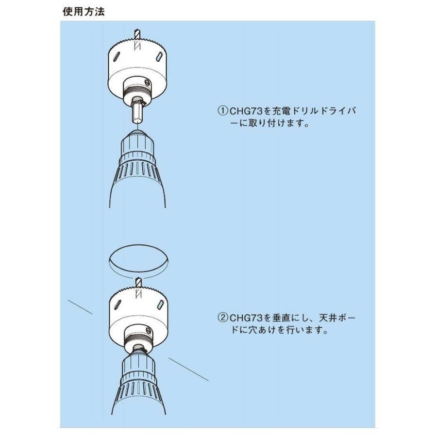 ネグロス電工 CHG73 天井ボード用ホルソー |  | 02