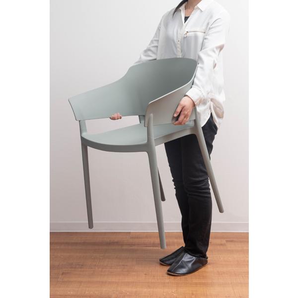 直送品 東谷 アームチェア 座面高46cm ライトグリーン CL-485LGR | 東谷 | 08