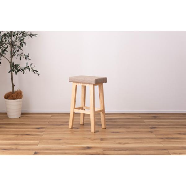 直送品 東谷 バンビ ハイスツール 高さ60cm ベージュ CL-789CBE | 東谷 | 02