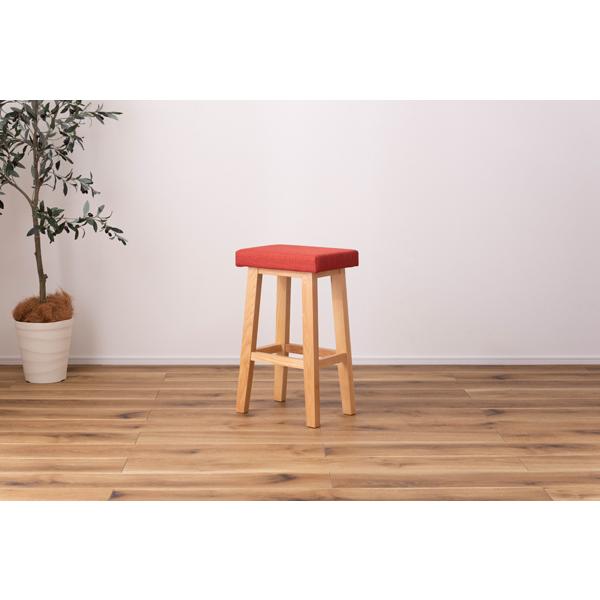 直送品 東谷 バンビ ハイスツール 高さ60cm レッド CL-789CRD | 東谷 | 02