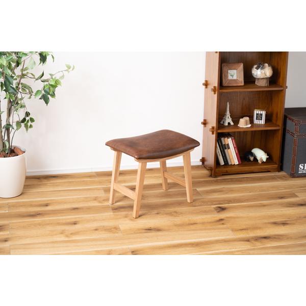 直送品 トロペ スツール ダークブラウン W48×D33×H42cm オットマン チェア 東谷 AZUMAYA CL-790DB 東谷 AZUMAYA |  | 07