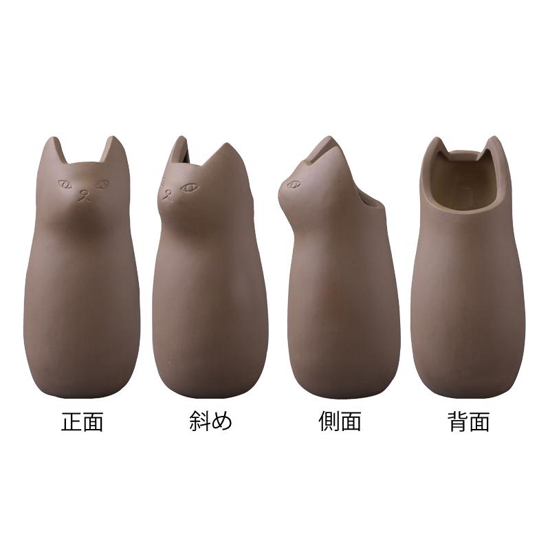 直送品 東谷 AZUMAYA 傘立て 茶猫 ブラウン 約W15.5×D17×H34.5 猫 かわいい 陶器 CLY-13BR |  | 01