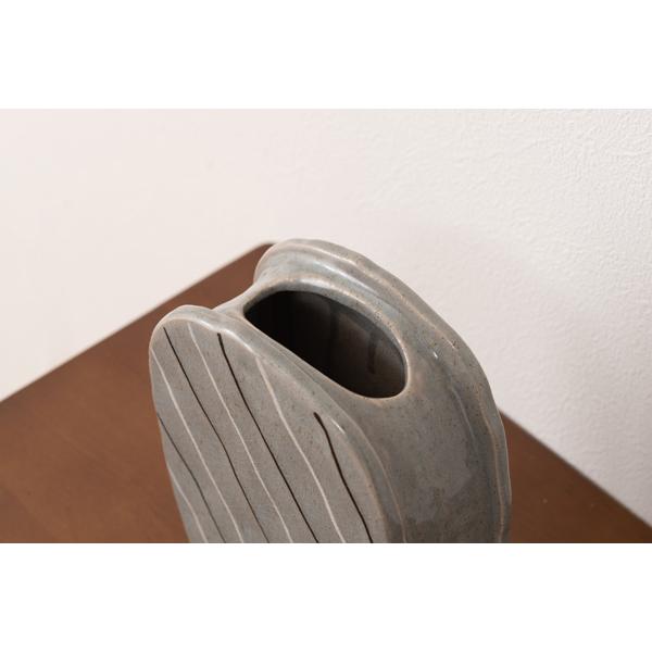 直送品 東谷 フラワーベース 高さ21cm ベージュ CLY-70BE | 東谷 | 07