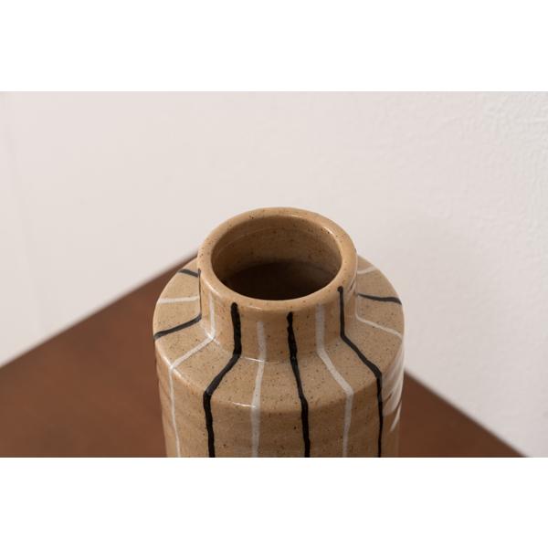 直送品 東谷 フラワーベース 高さ22cm ベージュ CLY-71BE | 東谷 | 04