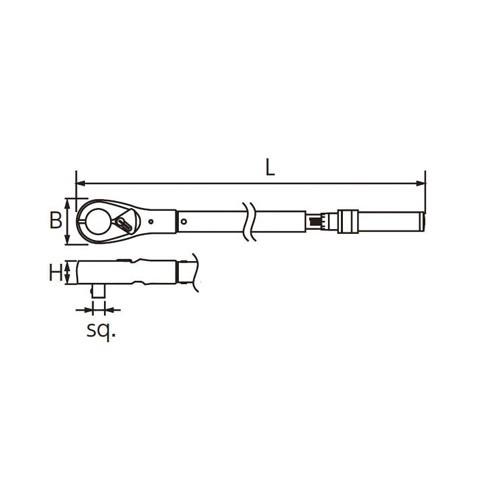 KTC 計測機器 12.7sq.プレセット型トルクレンチ 20〜100N・m CMPC1004 |  | 01