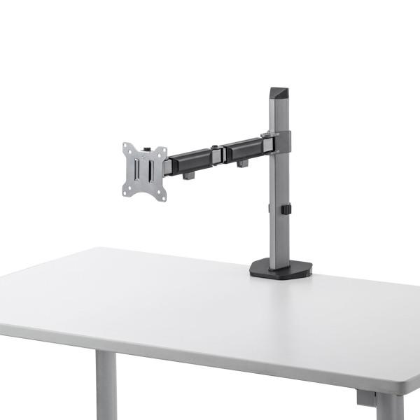 水平液晶モニターアーム グレー 1画面タイプ VESA規格対応 27型まで対応 CR-LA2001 サンワサプライ SANWA |  | 01