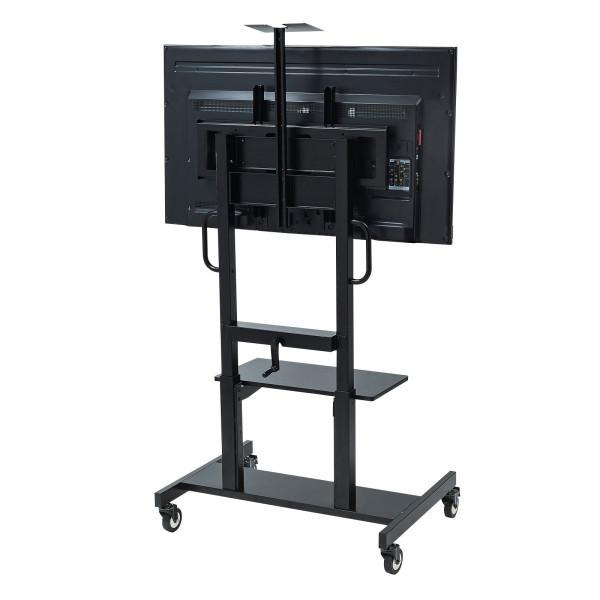 送料別途 直送品 55〜75型対応手動昇降液晶ディスプレイスタンド CR