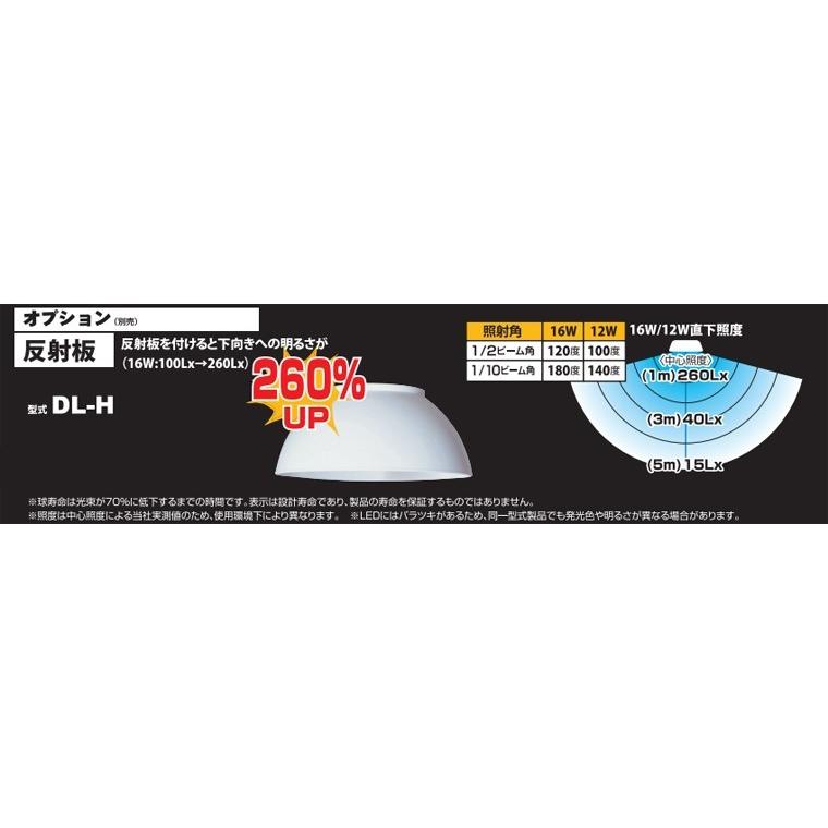 日動工業 LEDダウンライトオプション 反射板 DL-H | 日動工業 | 01