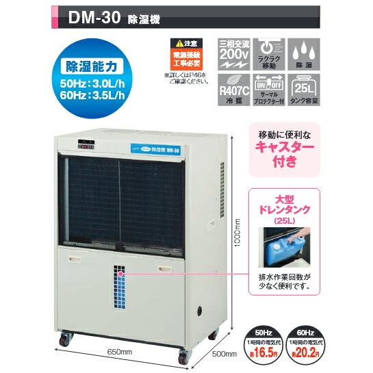 除湿機 ナカトミ DM-30 送料別途 直送品 : プラスワンツールズ - 通販