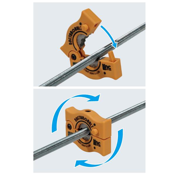ズンギリドクター 外径ネジ山修正ツール 適用ボルト3/8W デンサン