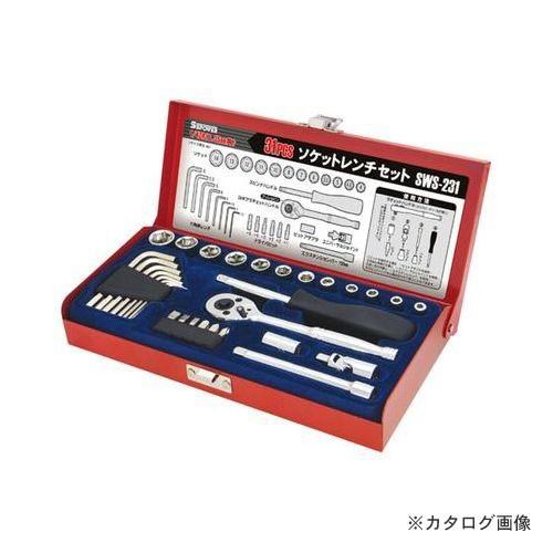 SSPOWER 31pcs ソケットレンチセット 1/4DR SWS-231 | 