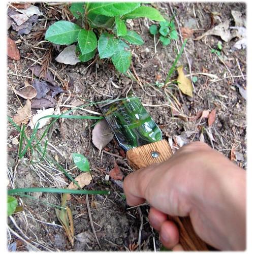 仁作 ステンレス製 レジャーナイフ 両刃型 No.640 |  | 01