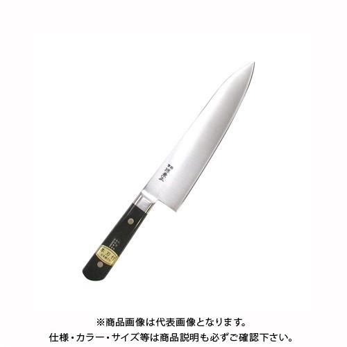 (受注生産)関兼常 源兼正 Mシリーズ 全鋼 口金付 黒合板柄 洋出刃 KC-719