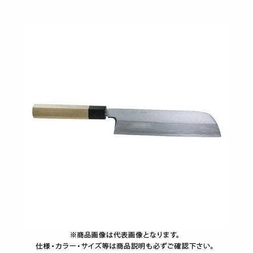 (受注生産)関兼常 本匠 兼正 Gシリーズ 霞研 水牛口付 朴柄 和包丁 鎌型薄刃 G-26