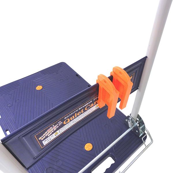 自立スタンド付 静かな樹脂台車 クワイエットキャリー120 タイヤ止め(2個) 400×597mm ビーカム BJC-120TS |  | 04