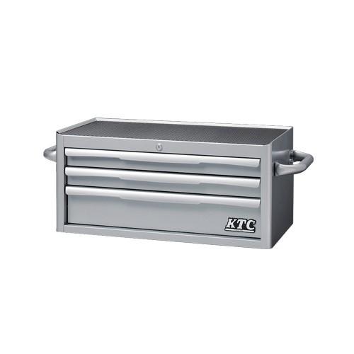 (運賃見積り)(直送品)  KTC フラットトップチェスト(3段3引出し) シルバー EKR-2003 | KTC