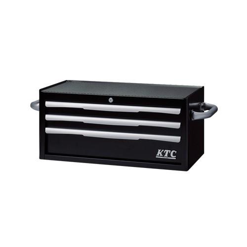 (運賃見積り)(直送品)  KTC フラットトップチェスト(3段3引出し) ブラック EKR-2003BK｜plus1tools