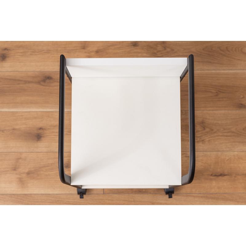 直送品 東谷 AZUMAYA END-403 デスクワゴン ホワイト W32.5×D34×H60cm END-403WH | 東谷 | 09