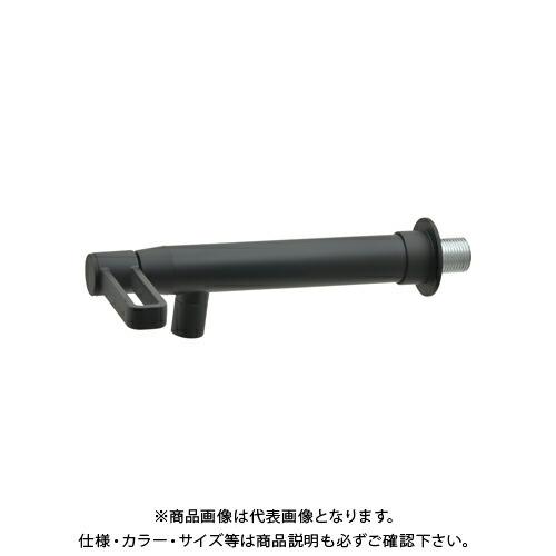 カクダイ KAKUDAI 703-710-D 胴長横水栓 Mブラック 703-710-D