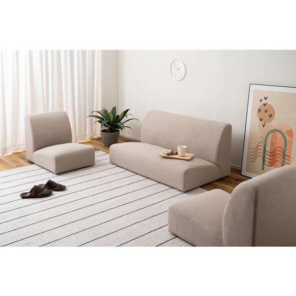 直送品 東谷 GS-334 デリカ ソファ 1人掛 幅47×奥行67×高さ72×座面高40cm ベージュ GS-334BE | 東谷 | 07