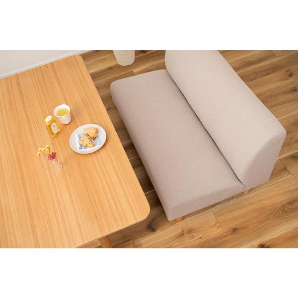 直送品 東谷 GS-335 デリカ ソファ 2人掛け 幅110×奥行67×高さ72×座面高40cm ベージュ GS-335BE | 東谷 | 06