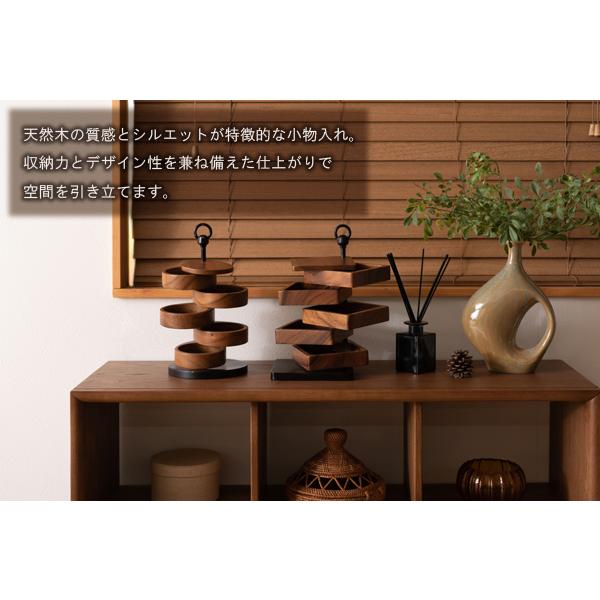 東谷 直送品 卓上ケース スクエア 高さ31cm スクエア ブラウン GUY