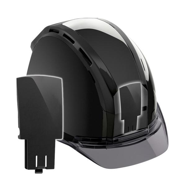 ヘルメット セフメット用フロントカバー ブラック タジマツール Tajima HAFBK | 