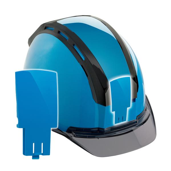 ヘルメット セフメット用フロントカバー ブルー タジマツール Tajima HAFBL | 