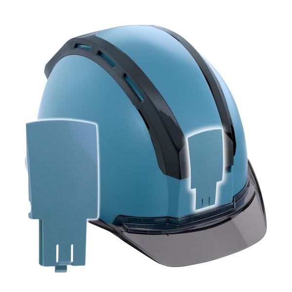 ヘルメット セフメット用フロントカバー アースブルー タジマツール Tajima HAFEA | 