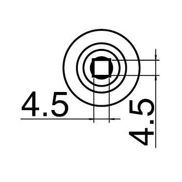 白光 HAKKO ノズル BGA 4MMX4MM N51-10