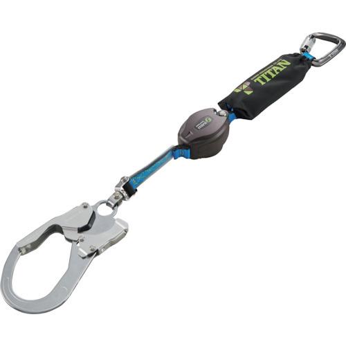 タイタン HL-HS-130 小型軽量ロック機構付き巻取式シングルランヤード【川越店】 タイタン REELOCKmini 小型軽量ロック機構付き巻取式シングル