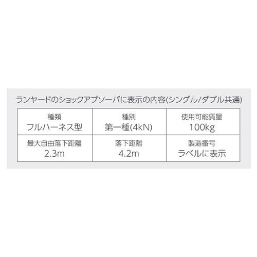 タイタン ロープ式 ハーネス用ランヤード HL-RW |  | 01