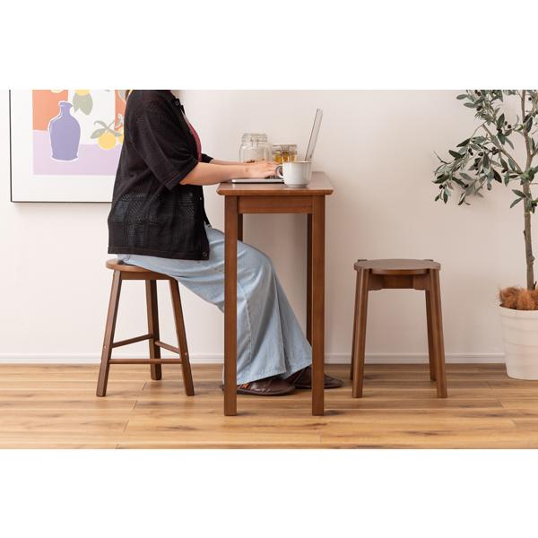 直送品 東谷 デスク 幅90cm 奥行37cm 高さ73cm ブラウン HOW-003BR | 東谷 | 07