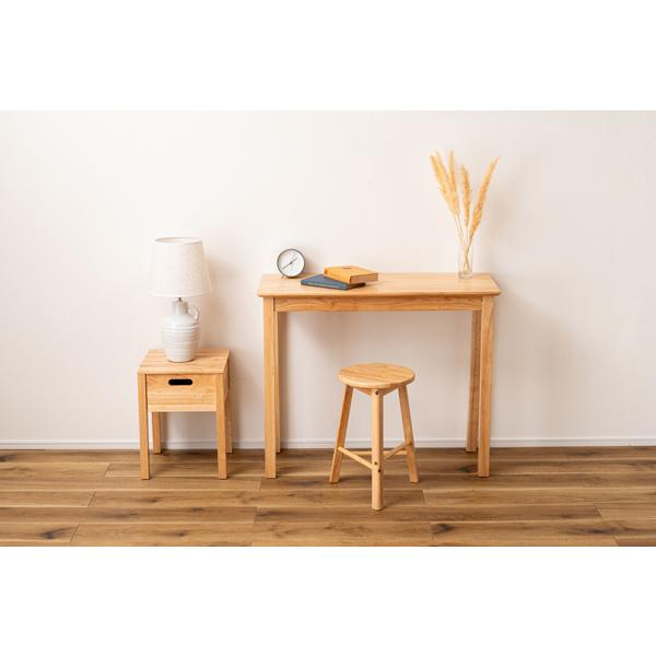 直送品 東谷 収納付きスツール 幅32cm 奥行32cm 高さ43cm ナチュラル HOW-004NA | 東谷 | 06