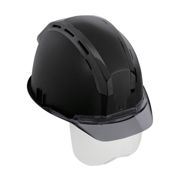 セフメット セフ取付溝付ヘルメット スモーク シールド付 マットブラック タジマツール Tajima HSMBCSSB |  | 01