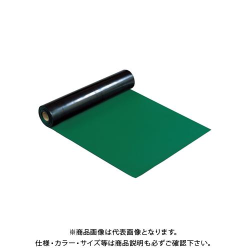 (運賃見積り)(直送品)ホーザン 導電性カラーマットグリーン 0.91×10m F-763