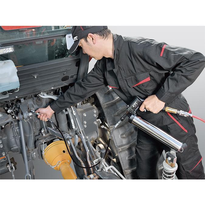 KTC エアグリースガン エア駆動式 ノズルサイズ1/8 JAP910 | KTC | 06