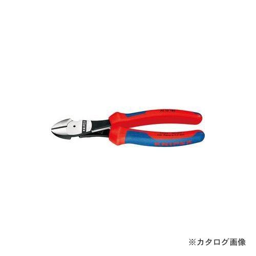 クニペックス 7412-160 バネ付強力型斜ニッパー : プラスワンツールズ