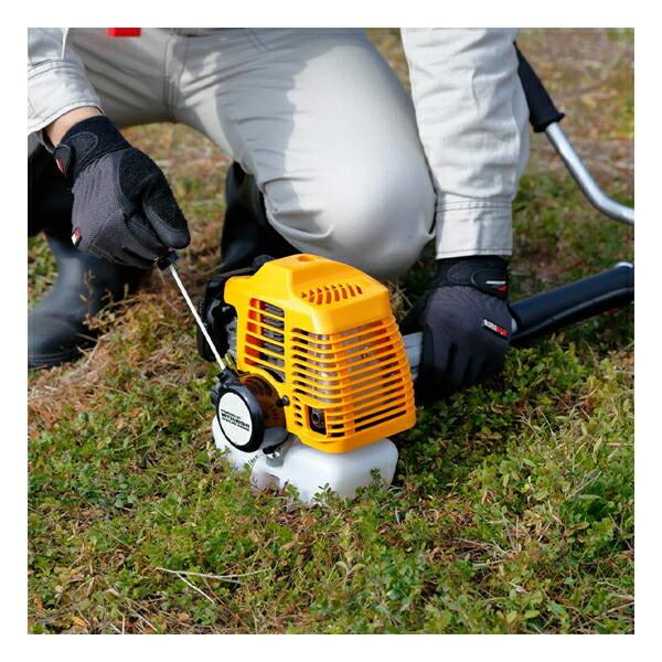 リョービ RYOBI ガソリン エンジン 刈払機 EKM-2630 両手ハンドル 混合