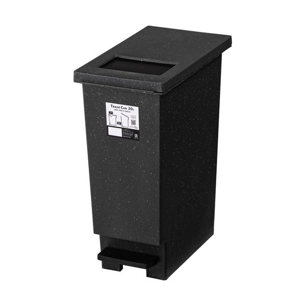 直送品 東谷 トラッシュカン 20L 高さ45cm ブラック LFS-860BK | 東谷 | 01