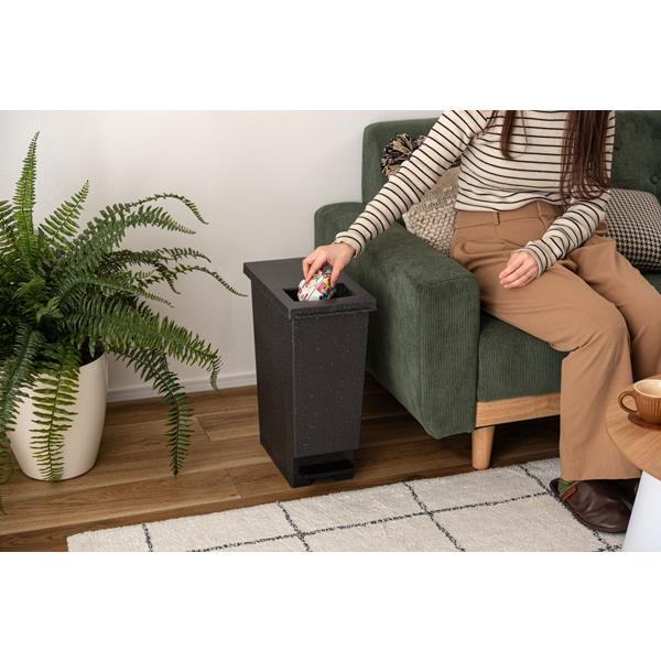 直送品 東谷 トラッシュカン 20L 高さ45cm ブラック LFS-860BK | 東谷 | 07
