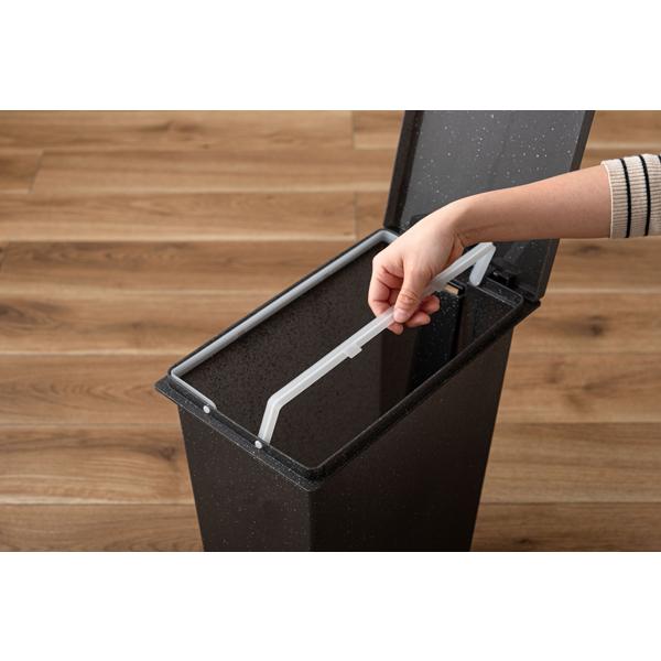 直送品 東谷 トラッシュカン 20L 高さ45cm ブラック LFS-860BK | 東谷 | 09