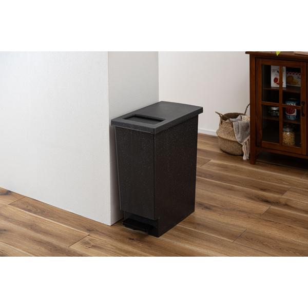 直送品 東谷 トラッシュカン 45L 高さ55.5cm ブラック LFS-861BK | 東谷 | 03
