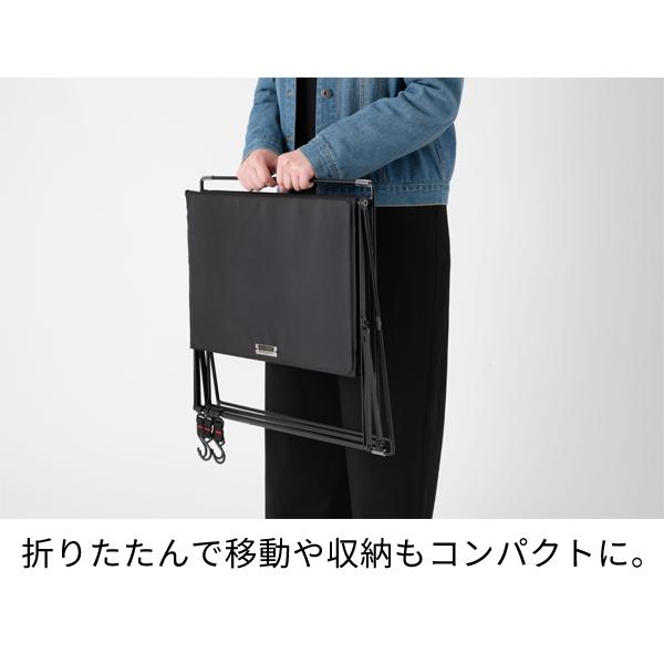 直送品 東谷 AZUMAYA フォールディングハンギングラック W47×D33×H71 グリーン MIP-72GR | 東谷 | 04