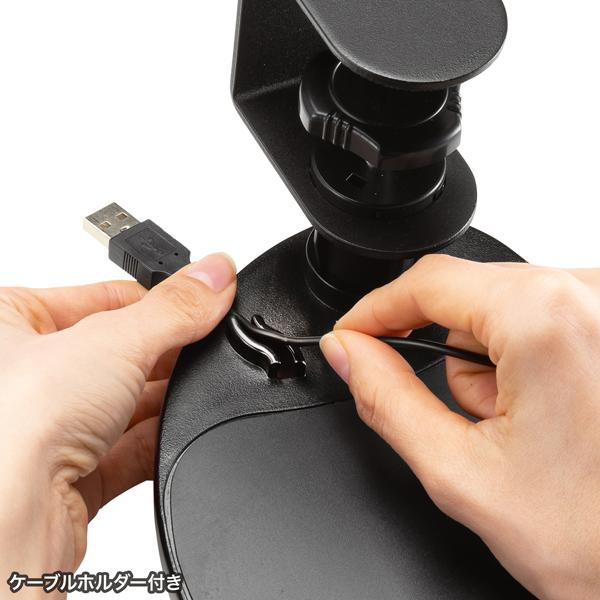 サンワサプライ SANWA 回転式 マウステーブル ブラック 収納可 簡単取り付け ブラック MPD-TB1BK | SANWA SUPPLY | 12